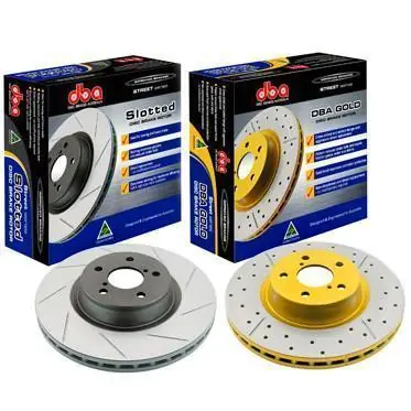 Exclusive Offer DBA [04-17 STI, 08-14 WRX] T2 Street Series Front Slotted Rotor | 654S