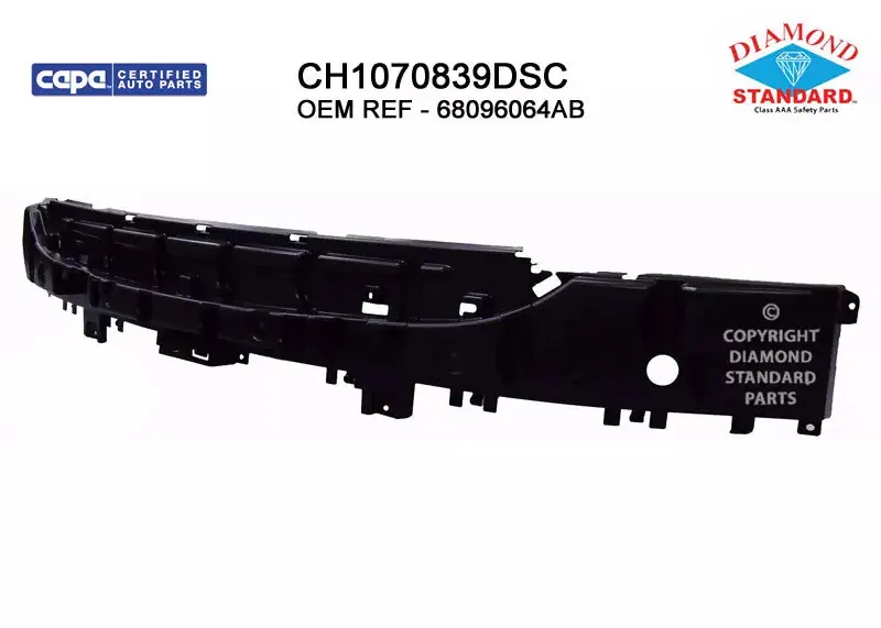 Front bumper energy absorber 2015 - 2017 CHRYSLER 200 CAPA CH1070839DSC 68096064AB - CAPA Time-Limited