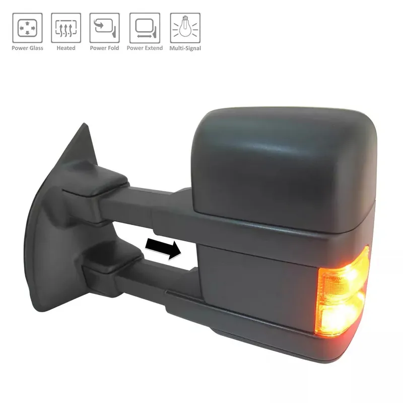 Limited Edition Left Side Mirror outside rear view 2008 - 2009 FORD F-250 SUPER DUTY FO1320425 8C3Z17683AB - REGULAR