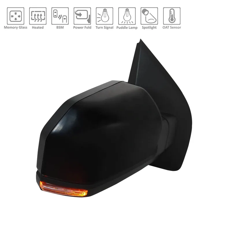 Right Side Mirror outside rear view 2018 - 2018 FORD F-150 FO1321592 JL3Z17682MBPTM - REGULAR Seasonal Sale