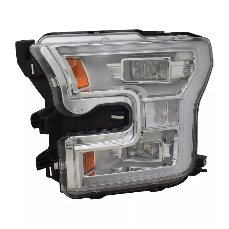 Exclusive Left Side Led Headlight And Lens And Housing 2015 - 2017 FORD F-150 CAPA FO2502344C FL3Z13008H - CAPA