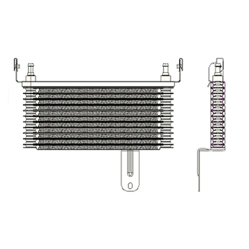 Hassle-Free Returns Transmission cooler assembly 2003 - 2003 FORD E-350 CLUB WAGON FO4050107 4C2Z7A095DA - REGULAR