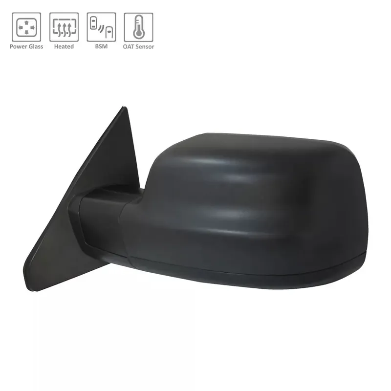 Direct From Factory Left Side Mirror outside rear view 2019 - 2024 RAM 1500 CH1320521 68494923AB - REGULAR