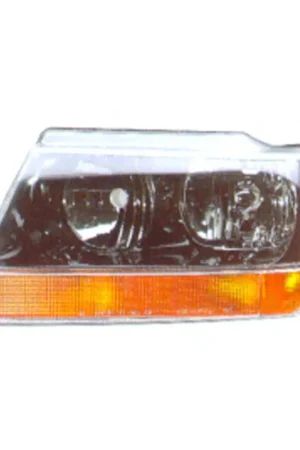 Price Cut Left Side Headlamp assy composite 1999 - 2004 JEEP GRAND CHEROKEE CH2502121V 5103401AA - REGULAR