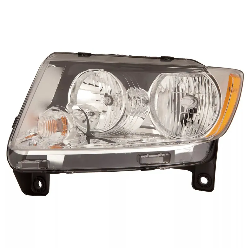 Left Side Headlamp assy composite 2011 - 2013 JEEP GRAND CHEROKEE CAPA CH2502224C 55079379AG - CAPA Limited Time