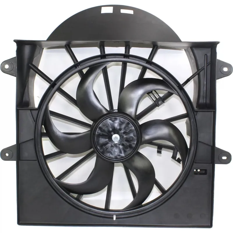 Crafted Radiator fan\\/motor assembly 2005 - 2009 JEEP COMMANDER CH3117102 5143208AA-PFM - REGULAR