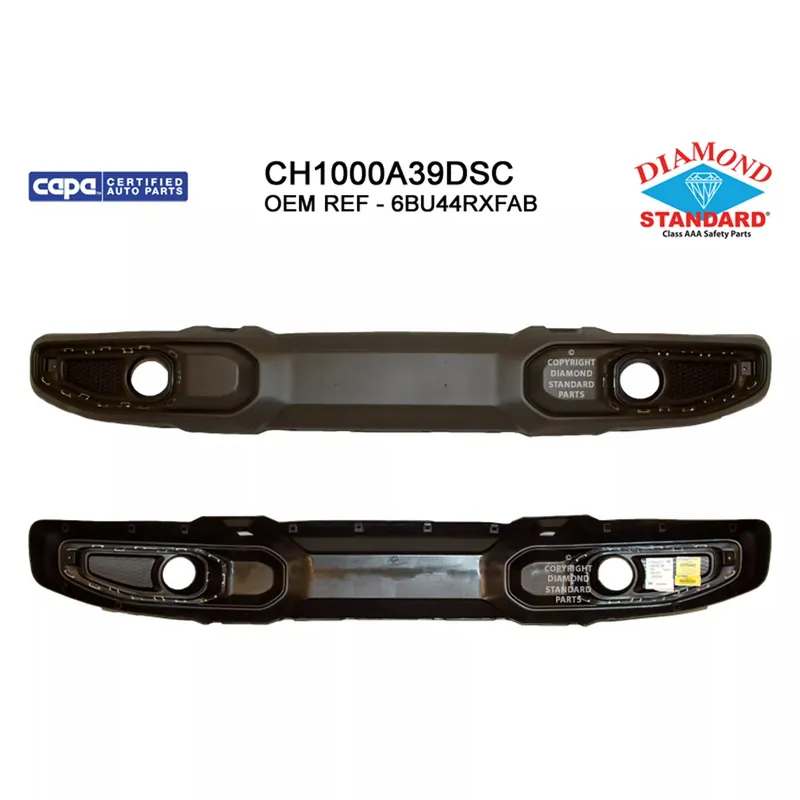 Price Drop Front bumper cover 2020 - 2024 JEEP GLADIATOR CAPA CH1000A39DSC 6BU44RXFAB - CAPA