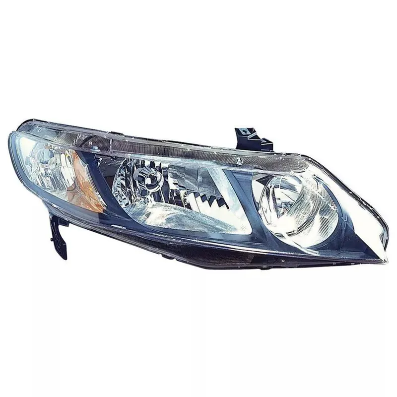 Warranty Included Right Side Headlamp Lens and Housing 2006 - 2011 HONDA CIVIC CAPA HO2503127C 33101SNCA01 - CAPA