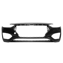 Front Bumper Cover 2018 - 2022 HYUNDAI ACCENT CAPA HY1000224PP 86511J0000 - CAPA Latest