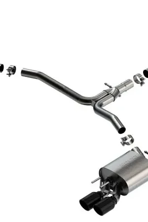 Borla 18-22 Toyota Camry XSE 2.5L i4 AT/MT FWD / 4DR S-TYPE Cat Back Exhaust (Black Chrome) Big Sale