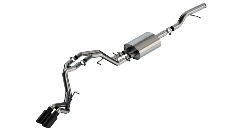 Borla 21-22 Chevrolet Tahoe 5.3L V8 AT 2/4WD Touring Cat-Back Exhaust (Black Chrome) Direct From Factory