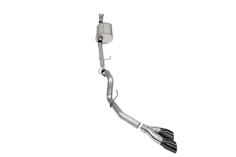 New Release Corsa 2021-2025 Ford F-150 SuperCab/6.5in Bed 5.0L V8 Sport Cat-Back Single Side Exit-Black PVD