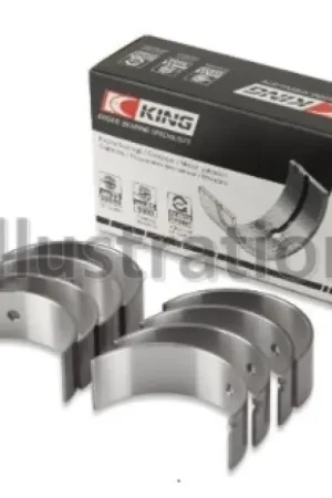 Special Discount King Engine Bearings Subaru EA81/EA81T/EA82/EA82T Rod Bearing Set - Size STD