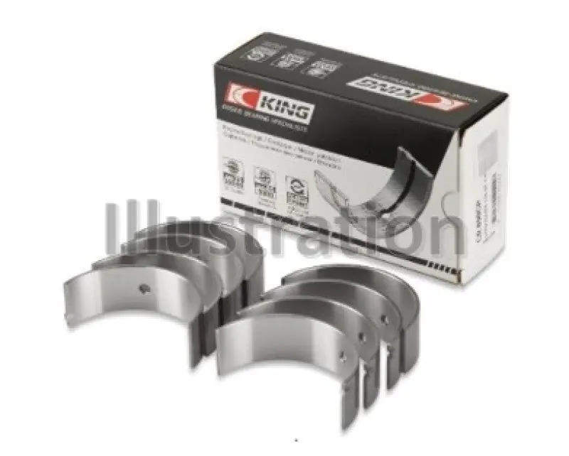 Special Discount King Engine Bearings Subaru EA81/EA81T/EA82/EA82T Rod Bearing Set - Size STD