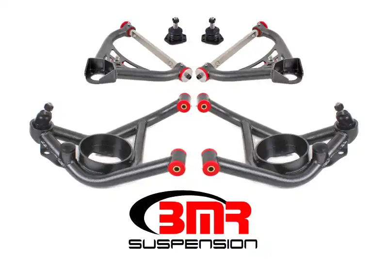 BMR 70-81 2nd Gen F-Body Upper And Lower A-Arm Kit - Black Hammertone Direct From Manufacturer