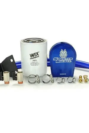 Professional Grade Sinister Diesel 03-07 Ford 6.0L Ford Powerstroke Coolant Filtration System w/ Wix Filter