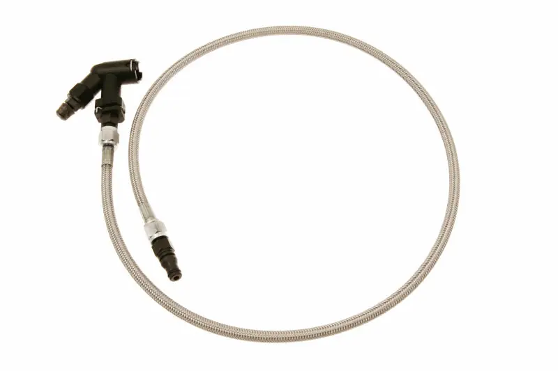 McLeod Line Assy Mustang 2005-Up 36in W/Male Wire Clip Fittings & Elbow Bleeder Premium