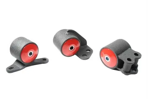 Innovative 90-93 Integra B-Series Black Steel Mounts 75A Bushings Mega Sale