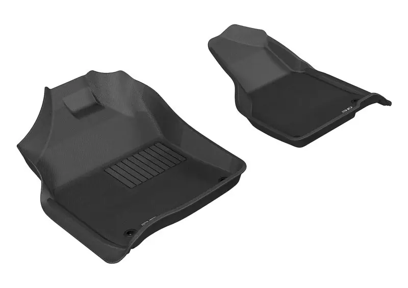 3D MAXpider 2012-2020 Dodge Ram 1500 Crew/2500/3500 Crew/Mega Kagu 1st Row Floormat - Black Warranty Included