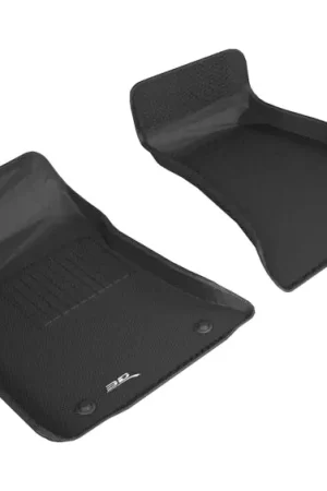 3D MAXpider 2015-2020 Dodge Challenger Rwd Kagu 1st Row Floormat - Black Latest