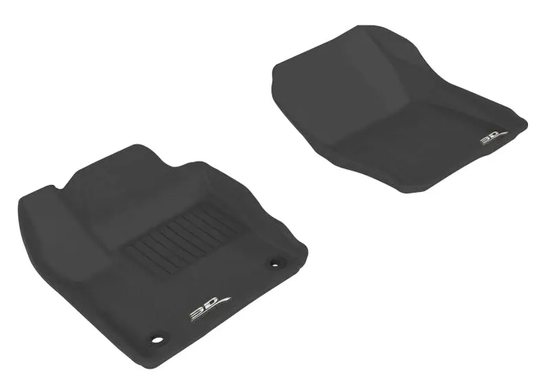 Same Day Shipping 3D MAXpider 2012-2018 Ford Focus Kagu 1st Row Floormat - Black