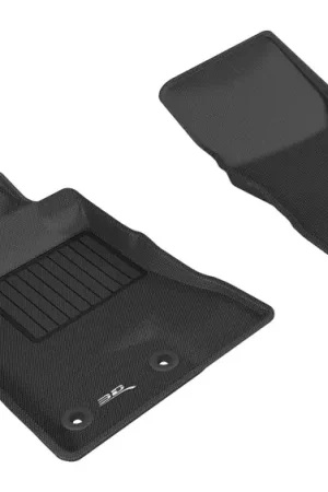 3D MAXpider 2015-2020 Ford Mustang Kagu 1st Row Floormat - Black Last Chance