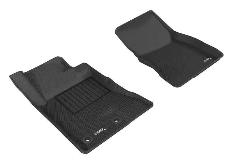 3D MAXpider 2015-2020 Ford Mustang Kagu 1st Row Floormat - Black Last Chance
