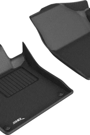 3D MAXpider 2018-2020 Honda Accord Kagu 1st Row Floormat - Black Hassle-Free Returns