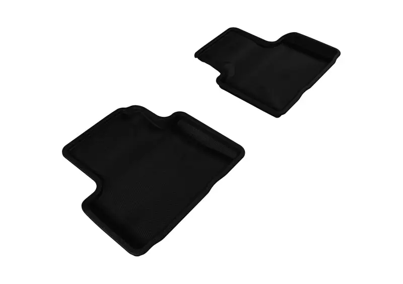 3D MAXpider 2007-2015 Infiniti Q40/G35/37 Kagu 2nd Row Floormats - Black Markdown