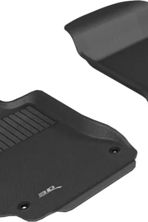 3D MAXpider 2008-2014 Mercedes-Benz C-Class W204 Kagu 1st Row Floormat - Black Buy Online