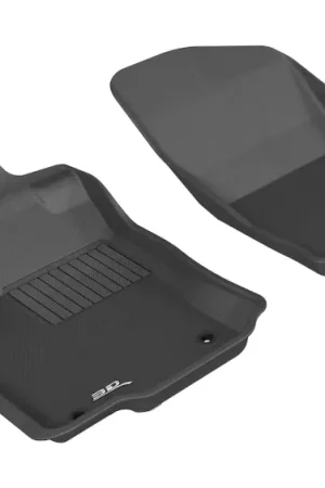 3D MAXpider 2012-2018 Mercedes-Benz GLE-Class/GLS-Class/ML-Class Kagu 1st Row Floormat - Black Top Pick