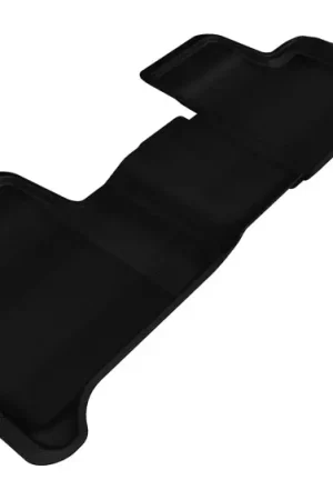 3D MAXpider 2012-2018 Mercedes-Benz GLE-Class/GLS-Class/ML-Class Kagu 2nd Row Floormats - Black Limited Edition