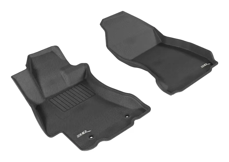 Money Back Guarantee 3D MAXpider 2012-2019 Subaru Impreza/XV Crosstrek/WRX/Sti Kagu 1st Row Floormat - Black
