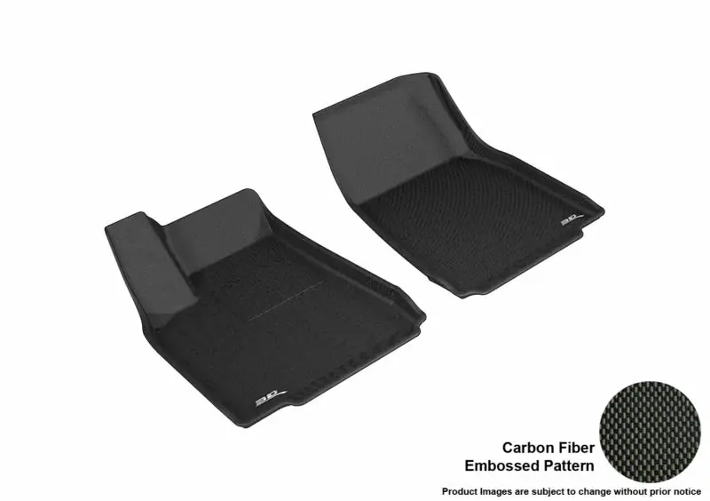 Limited Offer 3D MAXpider 2016-2020 Tesla Model X Kagu 1st Row Floormat - Black