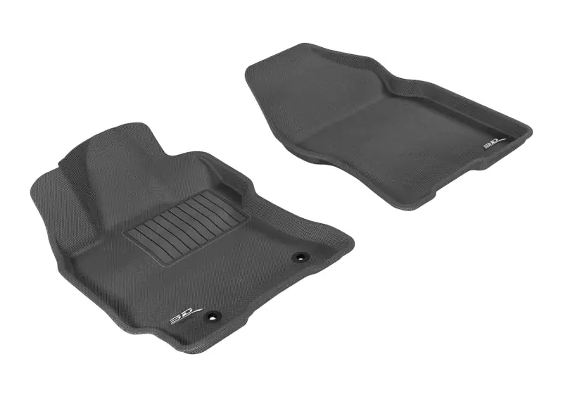 3D MAXpider 2004-2009 Toyota Prius Kagu 1st Row Floormat - Black Affordable