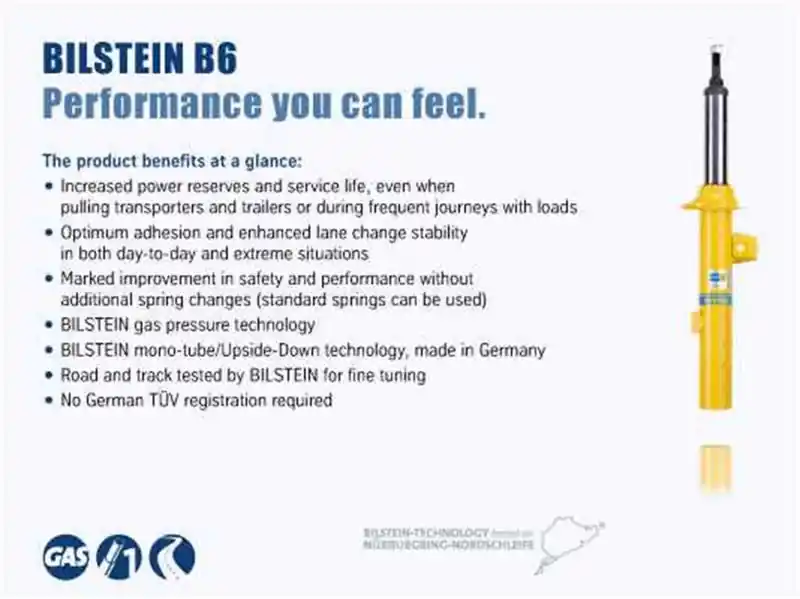 Original Bilstein B6 15-17 Jeep Renegade 4WD Rear Right Twintube Strut Assembly