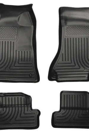 Professional Grade Husky Liners 08-12 Dodge Challenger WeatherBeater Combo Black Floor Liners