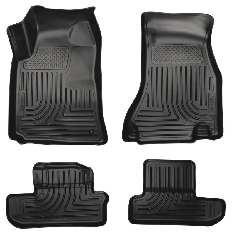 Professional Grade Husky Liners 08-12 Dodge Challenger WeatherBeater Combo Black Floor Liners