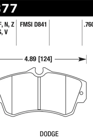 Hawk SRT4 HP+ Street Front Brake Pads Final Sale