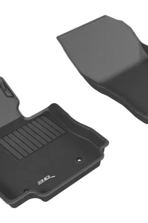 3D MAXpider 2016-2020 Toyota/Scion Yaris/Yaris Ia/Ia Kagu 1st Row Floormat - Black Don’t Miss Out