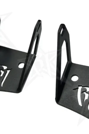Rigid Industries Jeep JK - A-Pillar Mount Kit - Mounts set of Dually/D2 Best Seller