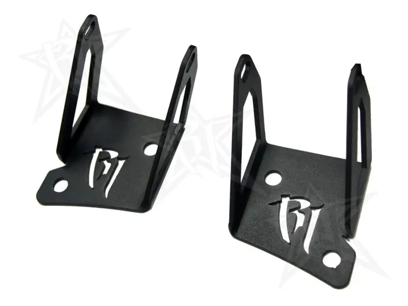 Rigid Industries Jeep JK - A-Pillar Mount Kit - Mounts set of Dually/D2 Best Seller