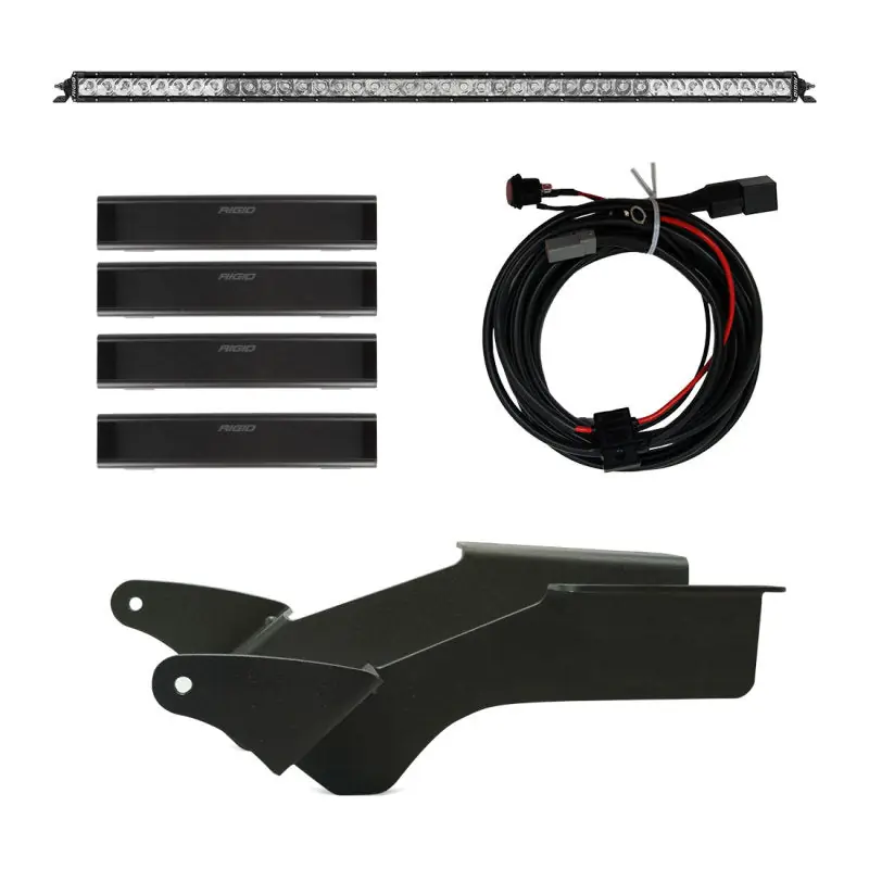 Markdown Rigid Industries 2021 Ford Bronco Roof Rack Light Kit (Incl. SR spot/flood Combo Bar)