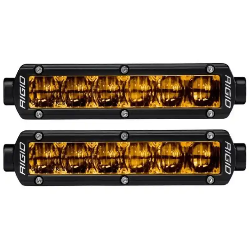 Low Price Rigid Industries 6in SR-Series Pro Dot / SAE Fog Lights (Pair) - Selective Yellow