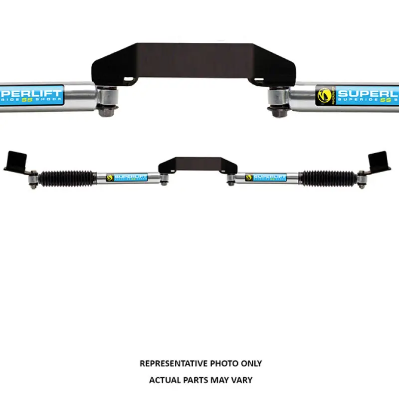 Superlift 99-04 Ford F-250/350 4WD Dual Steering Stabilizer Kit - SR SS by Bilstein (Gas) Warranty Included