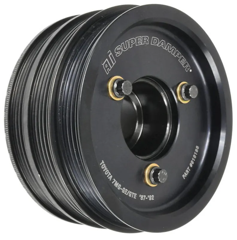 Free Returns ATI Damper - 5.67in - Alum - (2) 4 Grv - Toyota Supra - 7M-Ge / GTe 3L - 87-92 - 800HP Max - 1Pc