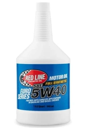 Red Line Euro-Series 5W40 Motor Oil - Quart Affordable