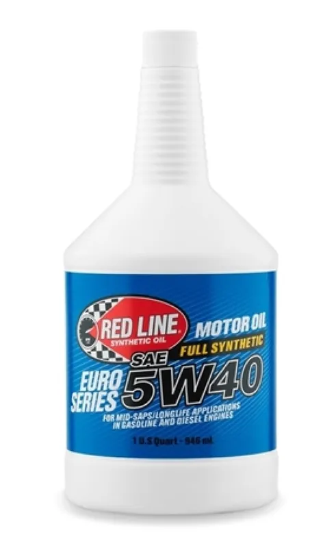 Red Line Euro-Series 5W40 Motor Oil - Quart Affordable