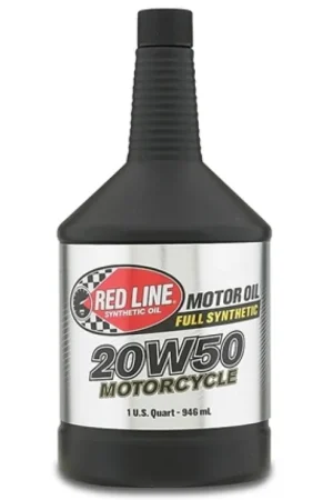 Premium Red Line 20W50 Motorcycle Oil - Quart