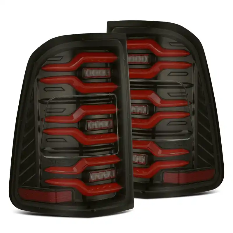 Big Sale AlphaRex 19-21 Dodge Ram 1500 Luxx-Series LED Tail Lights Black/Red w/Activ Light/Seq Signal